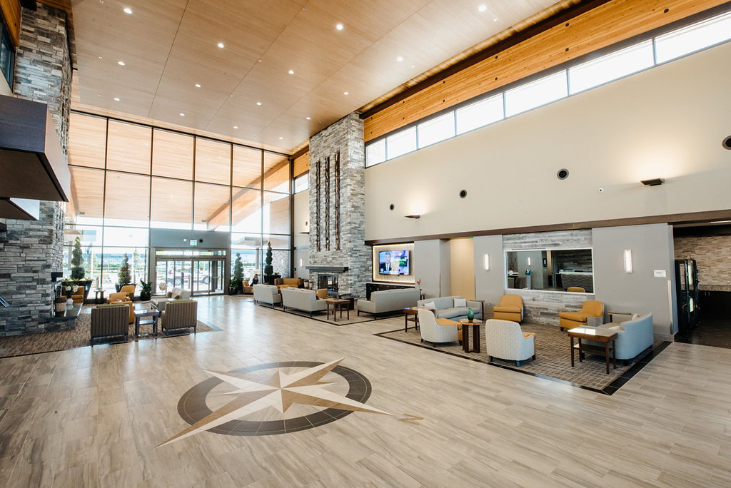 The lobby