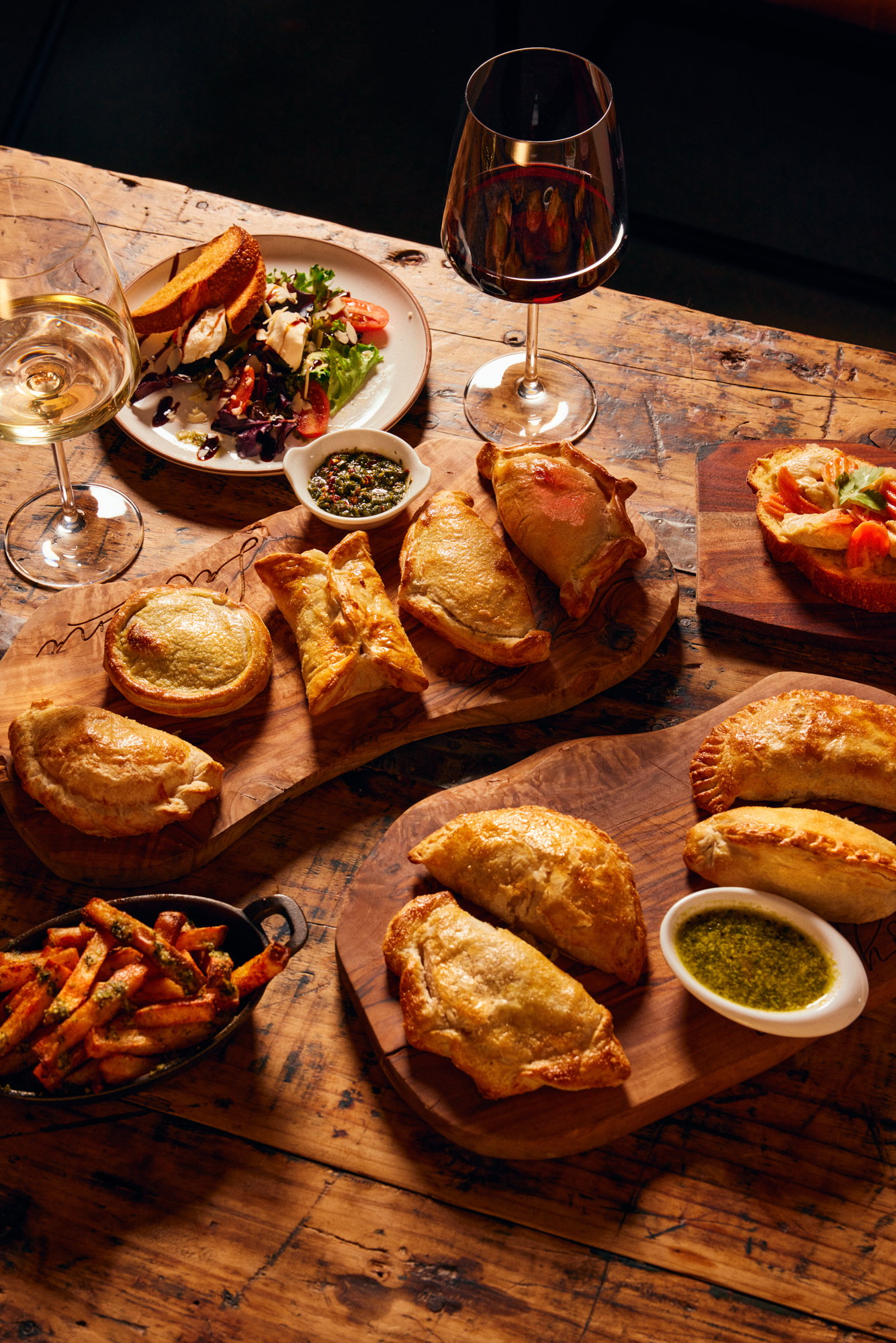 Empanadas and wines from LaChona in Cedar Mill.