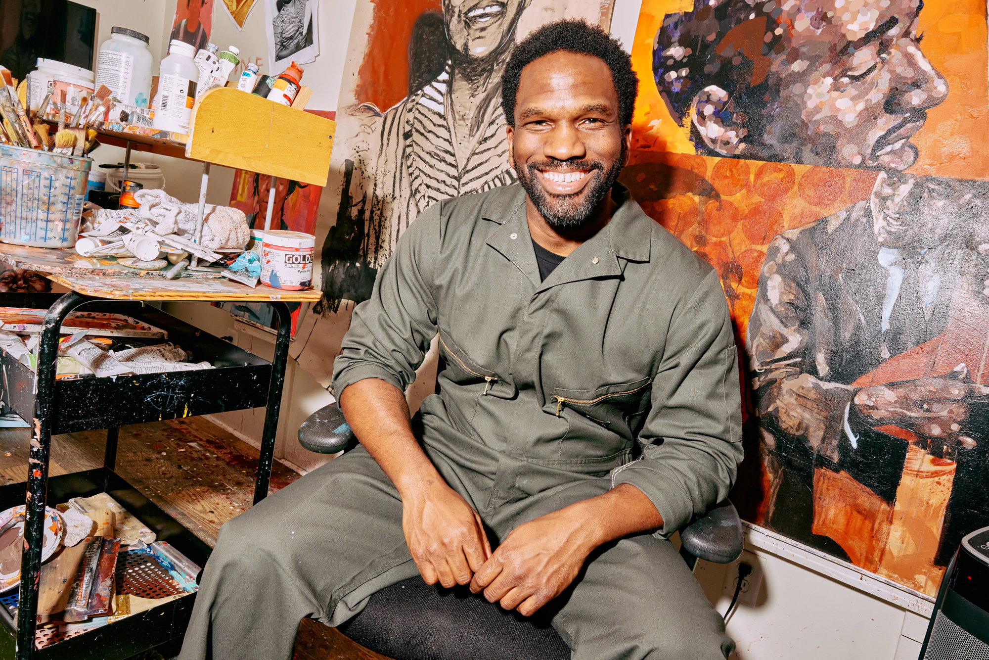 Painter Jeremy Okai Davis Doesn’t Sleep Much Painter Jeremy Okai Davis Doesn’t Sleep Much