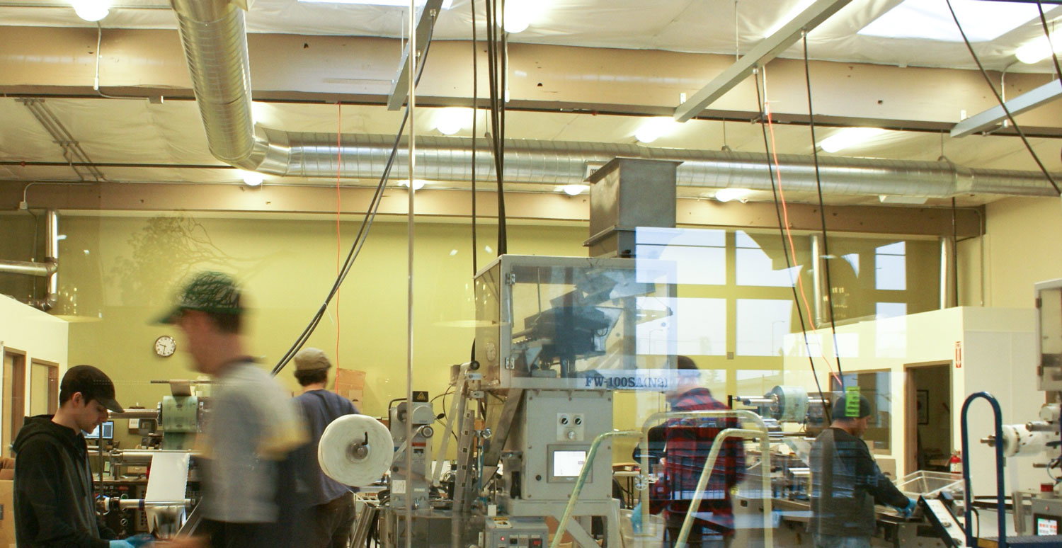 “At the Northwest location, production was bursting at the seams,” says Yukas. “This space is nearly four to five times the size.” Tours aren’t necessary here; a large window allows visitors to survey the assembly line process from start to finish. Photo: Emma Mannheimer